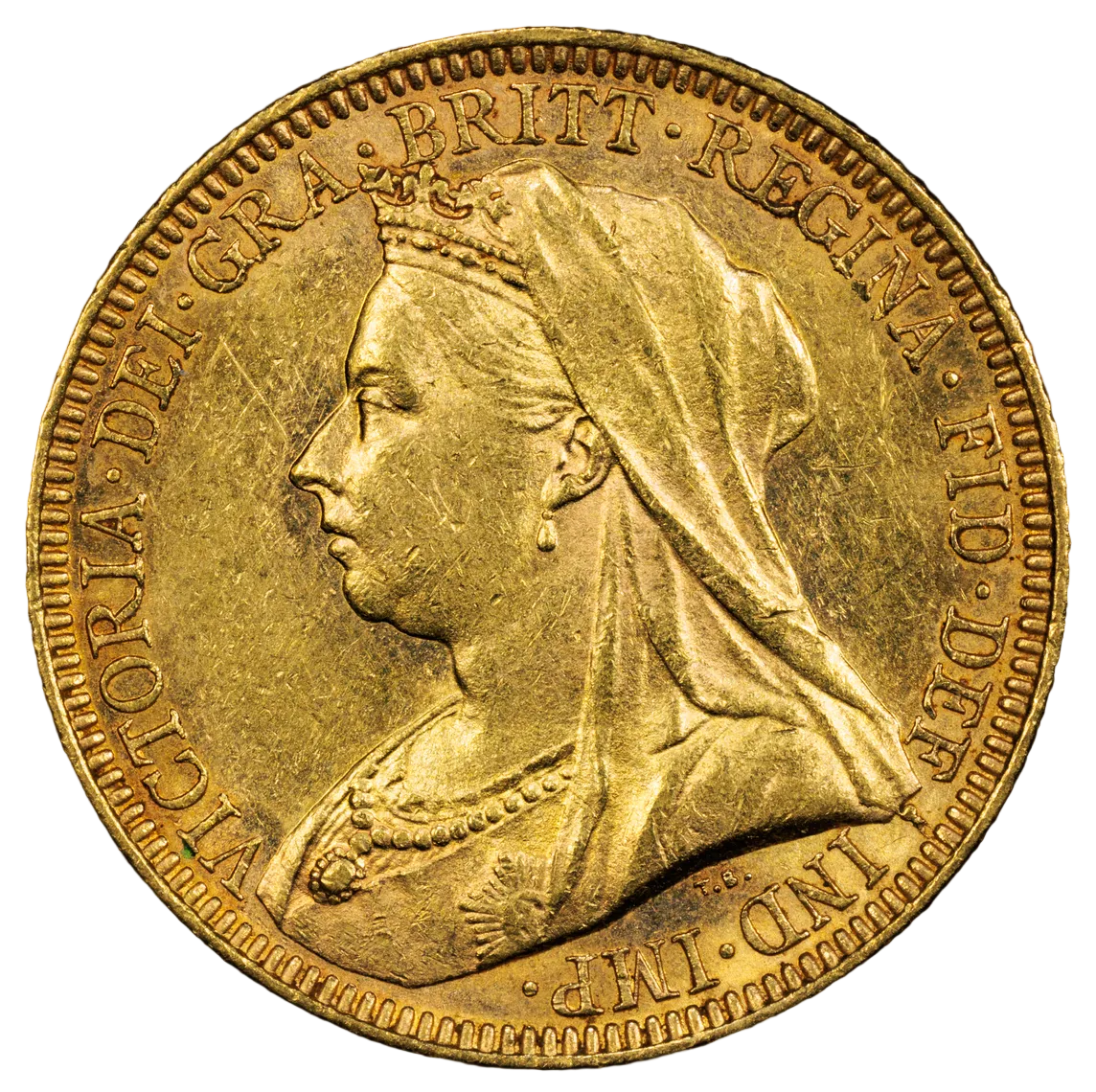 1893 Melbourne Sovereign MS61