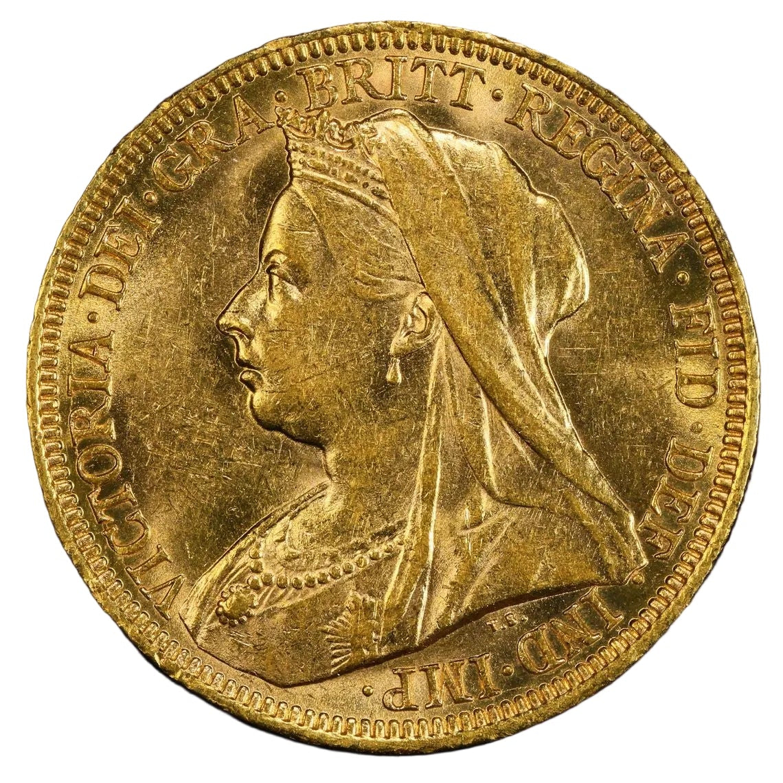 1896 Sydney Sovereign AU58