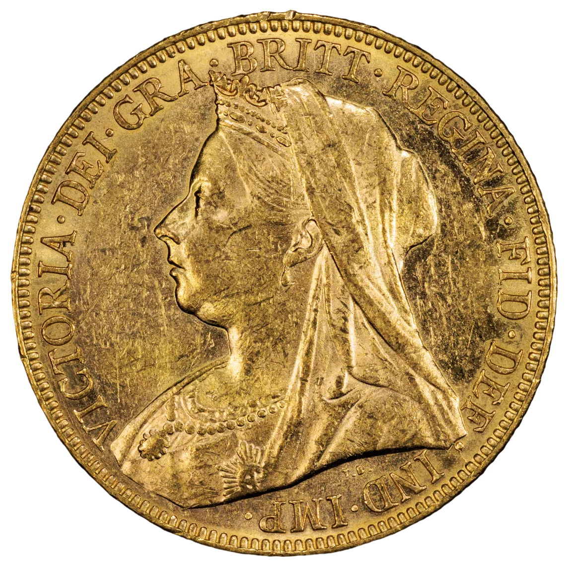 1899 Melbourne Sovereign MS61