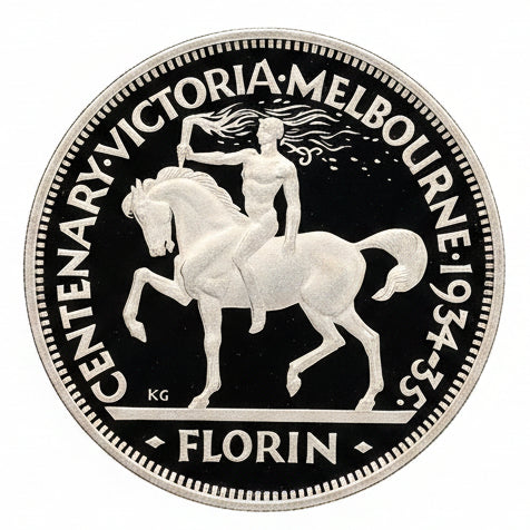 1998 Australia 20c 1934–35 Centenary Florin PR69DCAM