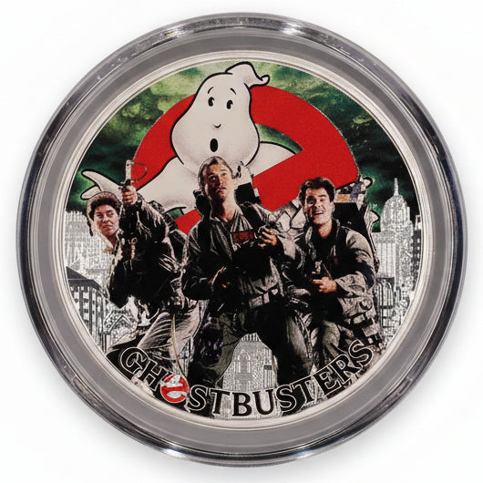 2017 Tuvalu $1 Ghostbusters Crew MS70
