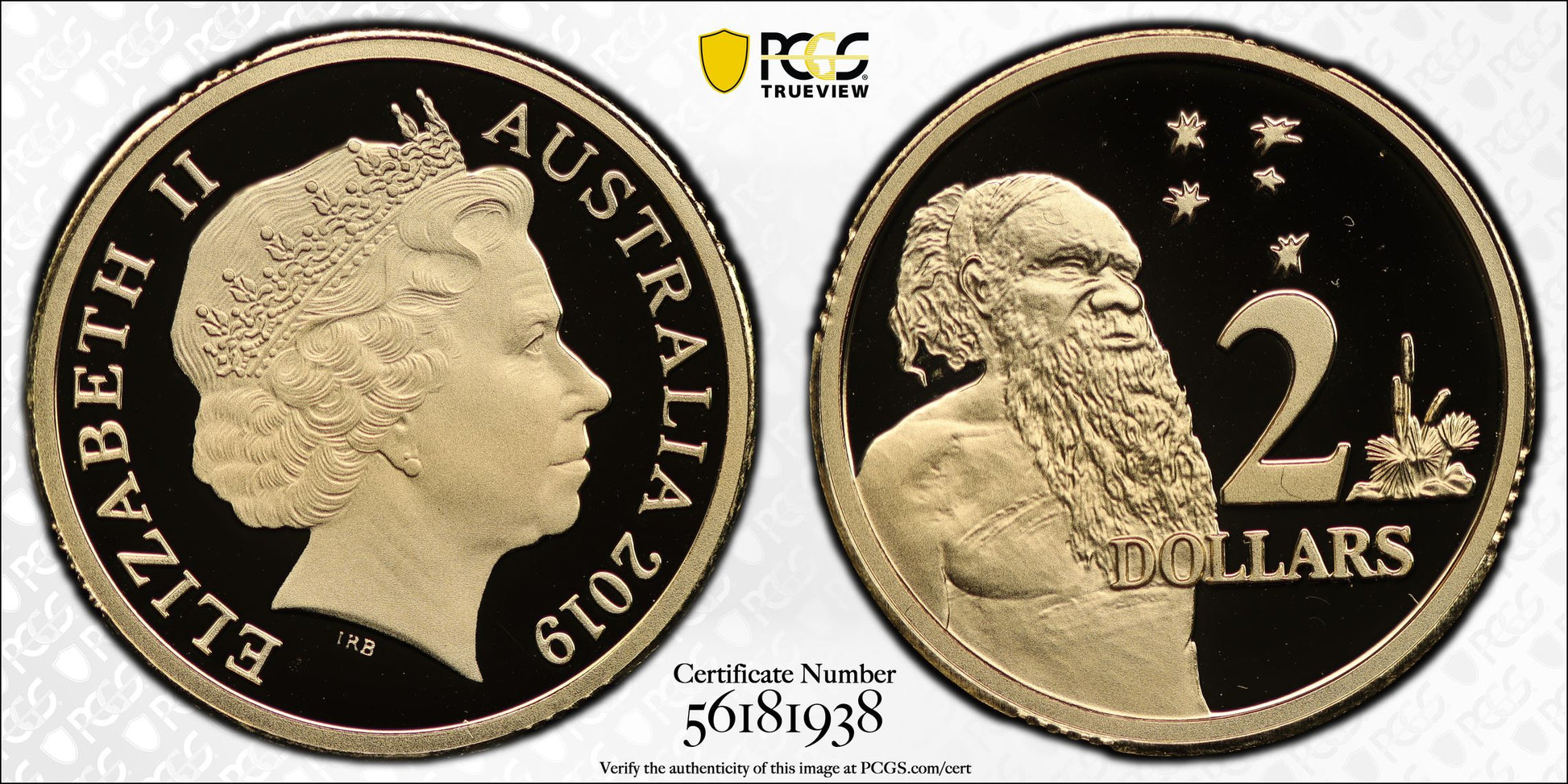 2019 $2 Gold, DCAM