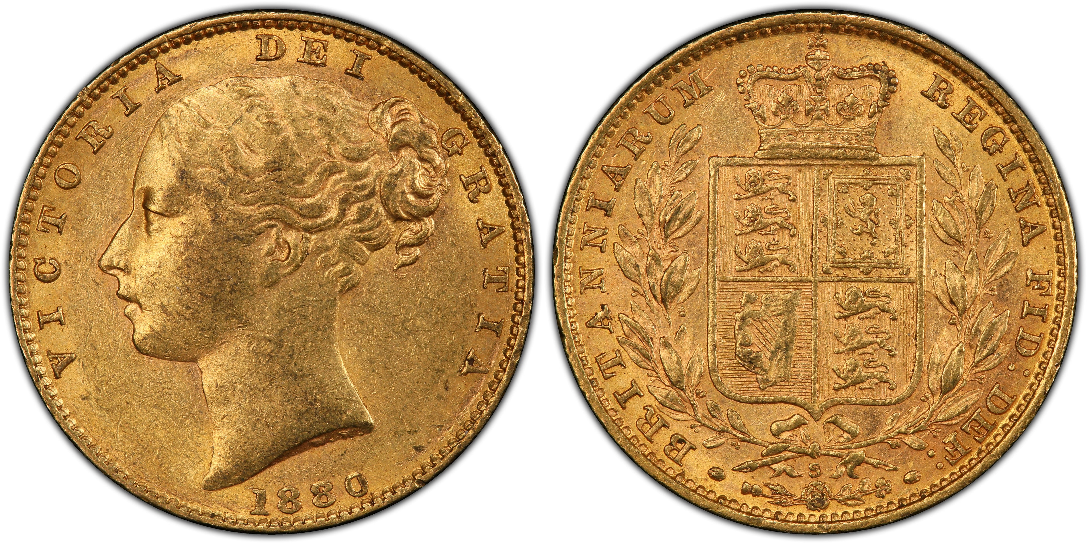 1880-S Sov S-3855 Shield ∀ICTORIA