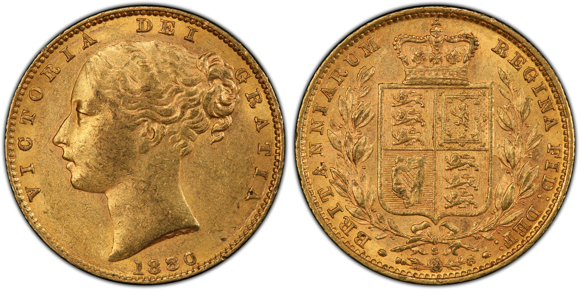 1880-S Sov S-3855 Shield ∀ICTORIA