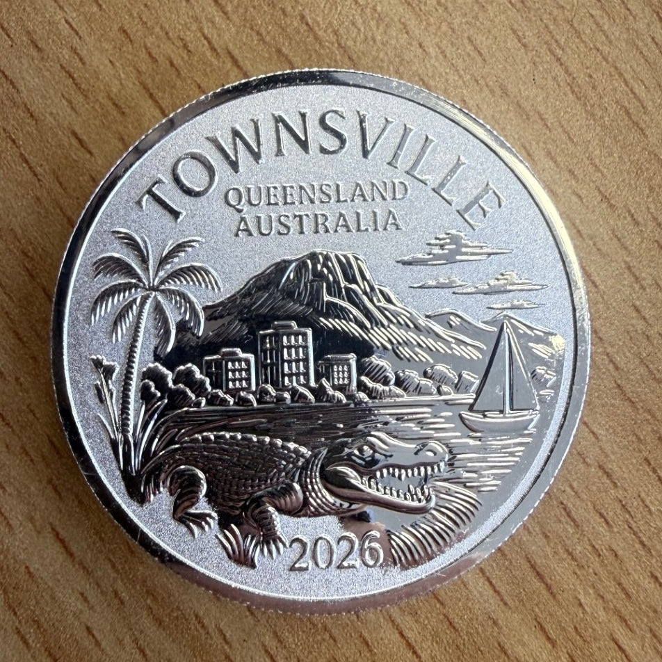 Townsville 1oz Silver Round – Limited Mintage of 575  PRE ORDER