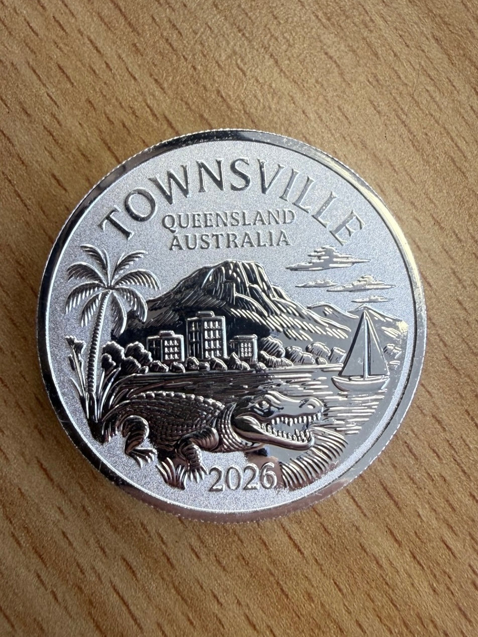 Townsville 1oz Silver Round – Limited Mintage of 575  PRE ORDER