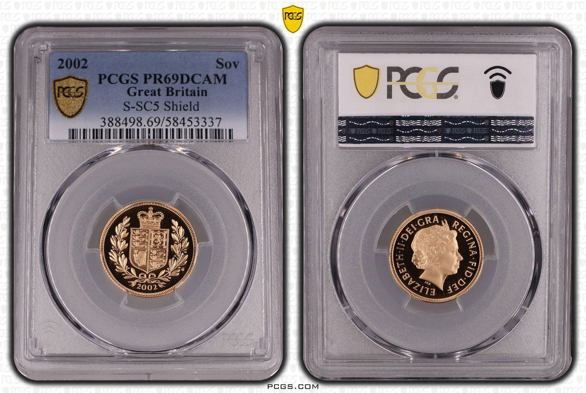 2002 Sydney Proof Sovereign PR69