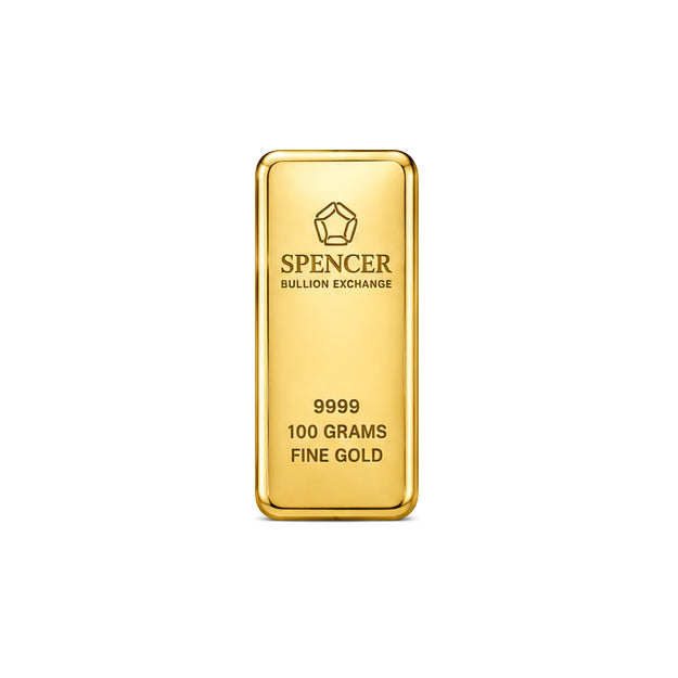 100g Gold Cast Bar