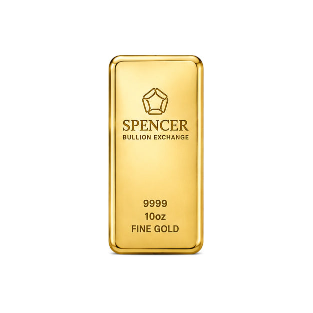 10oz Gold Cast Bar