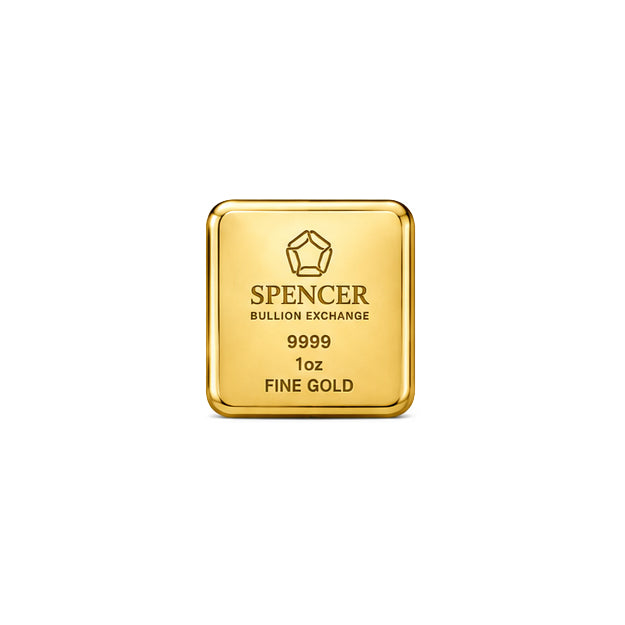 1oz Gold Cast Bar