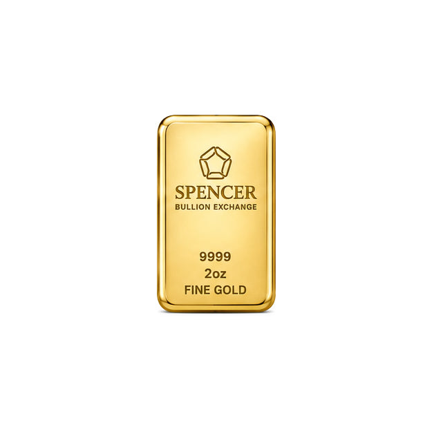 2oz Gold Cast Bar