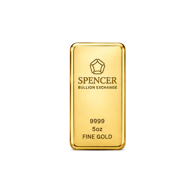 5oz Gold Cast Bar