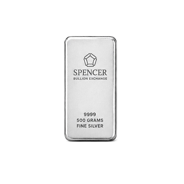 500g Silver Cast Bar