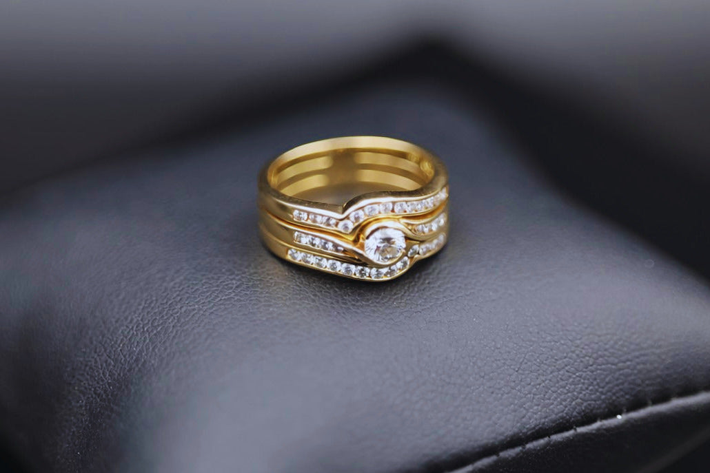 18ct, Three-Band Ring
